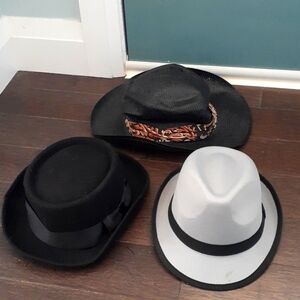 Vintage Porkpie, Homburg and Panama adult hats 🍂